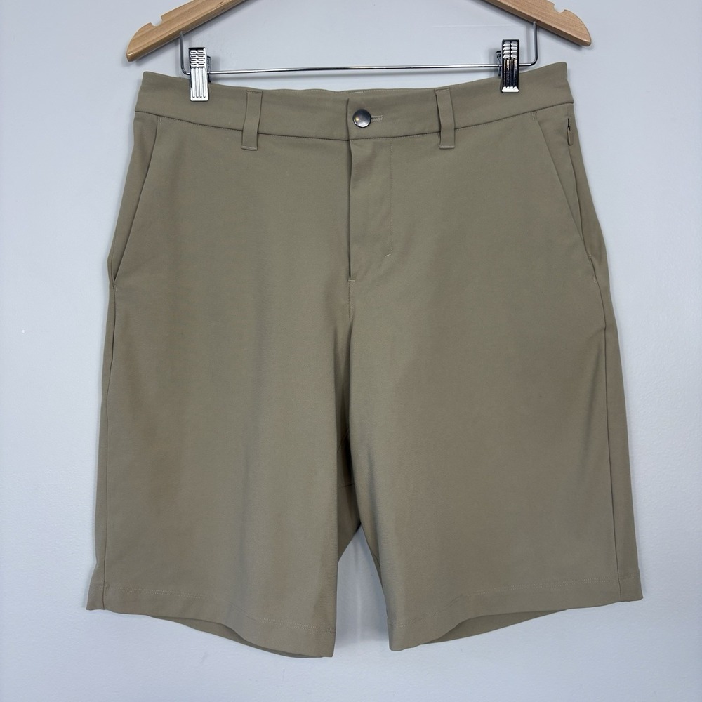 Lululemon Commission Short Relaxed Warpstreme 11" Men's Size 31 M7A83S‎ Beige